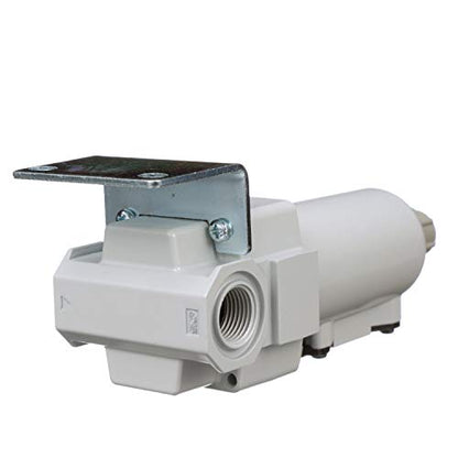 PneumaticPlus SAFM300-N03B-MEP Coalescing Filter 3/8" NPT, 0.1 Micron - size: 3/8" NPT, style: Metal Bowl - Manual Drain