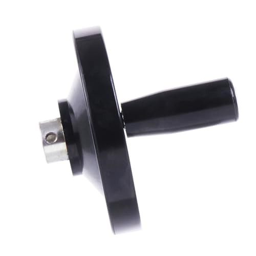 Solid Dished Hand Wheel | 63mm Wheel OD | 10mm Mounting Hole - size: Setscrew Style - 100MM OD x 12MM HOLE
