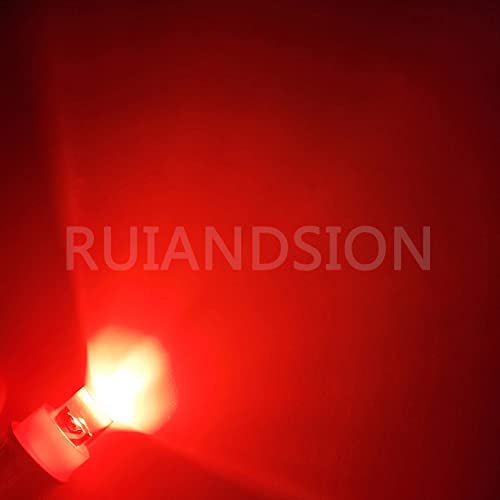 Ruiandsion BA7S 12V LED Bulb for Auto Cluster Warning Light – Red - color: Red