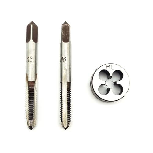AtticZone M6 x 1.0 Metric Hand Thread Tap and Die Set, Right Hand - size: M6x1.0