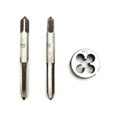 AtticZone M6 x 1.0 Metric Hand Thread Tap and Die Set, Right Hand - size: M6x1.0