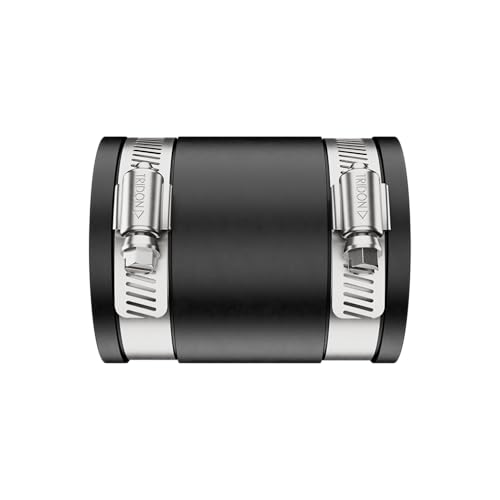 Fernco 1056-22 Flexible Pipe Coupling 2” CI/Plastic/Steel to 2” CI/Plastic/Steel - size: 2 Inch