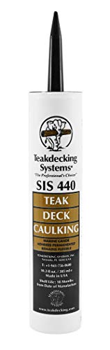 Teakdecking Systems (TDS) SIS 440 Teak Deck Caulk Cartridge 10.3oz - Black - color: Black, size: 10.3 oz