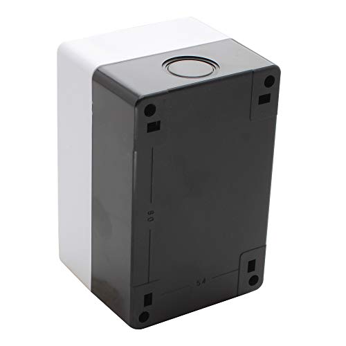 Push Button Switch Control Station Box 22mm Single Push Button Hole Dustproof and Waterproof 1NO or 1NC Abs Material/JL-BX1 Model - 10 Pack - size: 10 Pack, style: Double Push Button Hole JL-BX2