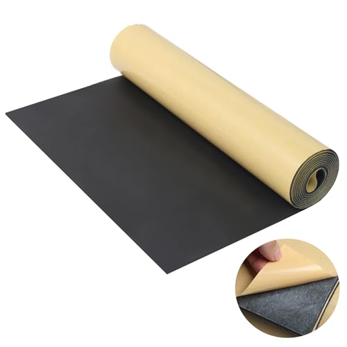 Eunice Sponge Neoprene Foam Sheet with Adhesive, 12 in x 59 in x 1/16 in - size: 12 in x 59 in x 1/16 in