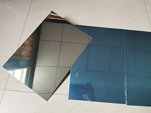 304 Stainless Steel Sheet,Mirror Surface Polishing Finish, Metal raw Materials-200X300MM Thick:1.5mm - size: Thick:1.5mm