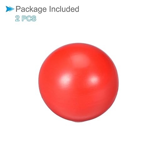 Thermoset Ball Knobs, M8 Female Thread 25mm Diameter, Plastic Metric Hand Screw Grip Red - (Applications: for Lathe Machinery Lever Handle), 2-Pieces - color: Red, size: M8 x 25mm