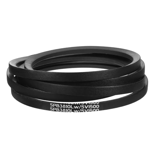 uxcell 5V1500 V-Belt, Classic Wrapped Rubber V-Belt 150" Outside Circumference x 0.62" Width x 0.53" Height for Industrial Machinery Equipment, Black - size: 5V1500