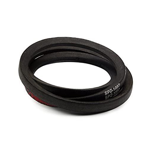 Othmro SPZ1037 Drive V Belt Inner Girth Industrial Power Rubber Transmission Belt Mower Belt Drive for Replacement Upper Transmission Triangle Rubber Lawn Industry Deck :1037mm/40.83"1Pcs - size: SPZ1037
