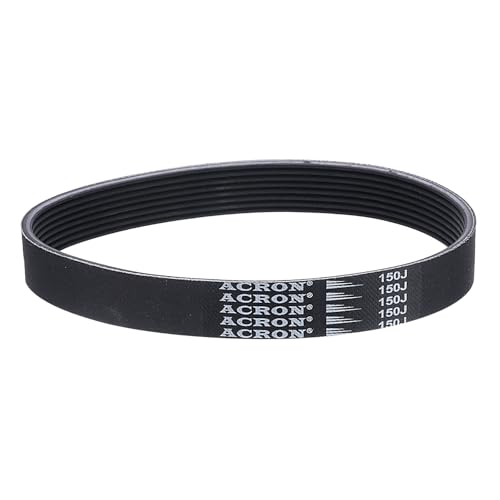 uxcell 150J8 PJ V-Ribbed Belt 8 Ribs 15" L x 0.74" W x 0.14" H, (EPDM) - size: 150J8