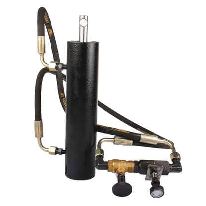 KAKA INDUSTRIAL Hydraulic Cylinder for Metal Bandsaw, 11.8"/300mm Retracted to 17.32"/440mm Extended Length, 0.47"/12mm Piston Rod Mounting Hole, Replacement for Metal Cutting Bandsaw Equipment - size: BS-1018R Hydraulic Cylinder