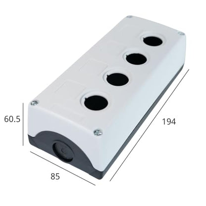 4 Button Mounting Hole Push Button Switch Control Station Box