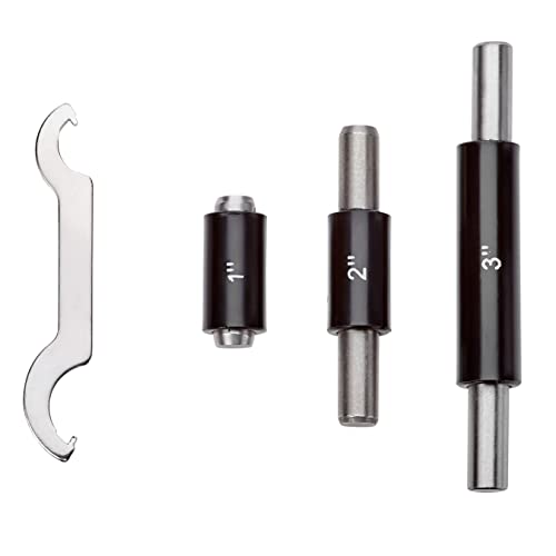 Premium Outside Micrometer Set 0-4" / 0.0001", Red - color: Red