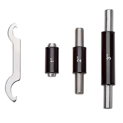 Premium Outside Micrometer Set 0-4" / 0.0001", Red - color: Red