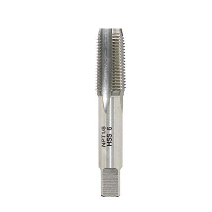 1/8 27 NPT Tapered Pipe Thread Tap High Speed Steel Pipe Thread Tap - size: NPT1/8"