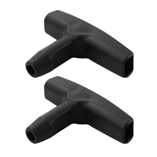 2 Packs Pull Cord Handle,Gasoline Engine Pull Starter Handle Grip - size: 2