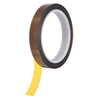 uxcell Heat Tape,18mmx33m(108ft) Heat Transfer Tape(0.08mm T,Brown) - size: 18mm