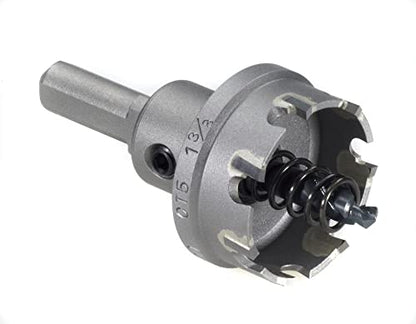 3-3/8IN CT5 CARBIDE TIPPED HOLE CUTTER, SPECIAL TUNGSTEN CARBIDE TEETH - size: 3-3/8x3/16