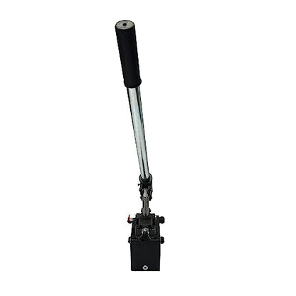 Single Acting Hydraulic Hand Pump with 5 QTs Tank - Manual Hydraulic Pump with Changeover Valve - 1.5 CID, 3600 PSI, 3/8" NPT Ports Piston Hand Pump - color: Single Acting, size: 1.5 CID 5 QTs tank