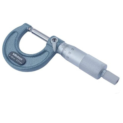 Mitutoyo 103-137, 0-25mm X 0.01mm Outside Micrometer, Ratchet