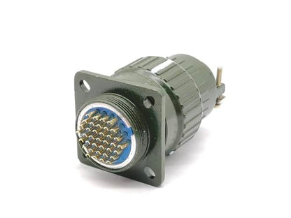 Aviation Connector 28mm Y28M-37TK Female 37 Pin Circular Connector Solder Cable Plug Bayonet Coupling Waterproof Aviation Metal Wire Panel Power Chassis Fittings Connector