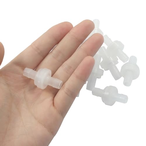 10 Pack 5/16 Inch (8MM) Plastic Check Valve - size: 8mm