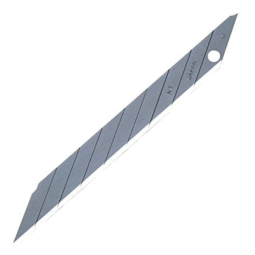 NT CUTTER 9mm Snap-Off Precision Blades, 30 Degree Blades, 100-Blade/Pack, 1 Pack, Black (BD-2000) - size: 30 degree, style: Black 100-pack