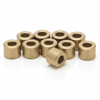 Sintered Bronze Sleeve Bearing Bushing 4mm ID x 8mm OD x 6mm L Oil-Impregnated 10pcs - size: 4*8*6mm