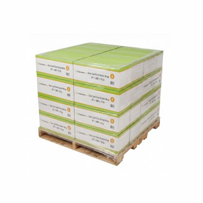 PSBM Stretch Wrap with Handles, 144 Rolls 20 Inch x 1000 Feet 70 Gauge Heavy Duty Clear Plastic Wrap Industrial Strength Shrink Film for Moving, Packing & Shipping - size: 144 Pack, style: 70 Gauge