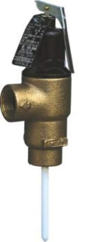 Cash Acme 3/4 Inch FVX-5C Female Inlet Commercial Temperature and Pressure Relief Valve, Brass Plumbing Fitting, 23256-0150 - size: 3/4 in. FVX-5C, Commercial
