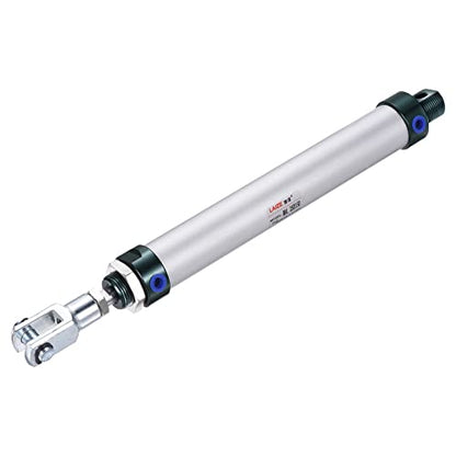 MECCANIXITY Pneumatic Air Cylinder Double Action MAL25X150 25mm Bore 150mm Stroke with Y Connector and 4Pcs Quick Fitting Set - size: 25X150 mm