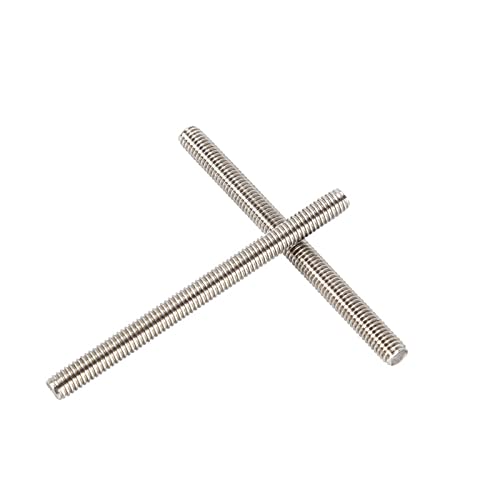 Pack of 10 M8 x 70mm Length 304 Stainless Steel Fully Threaded Rod Bar Studs Silver Tone