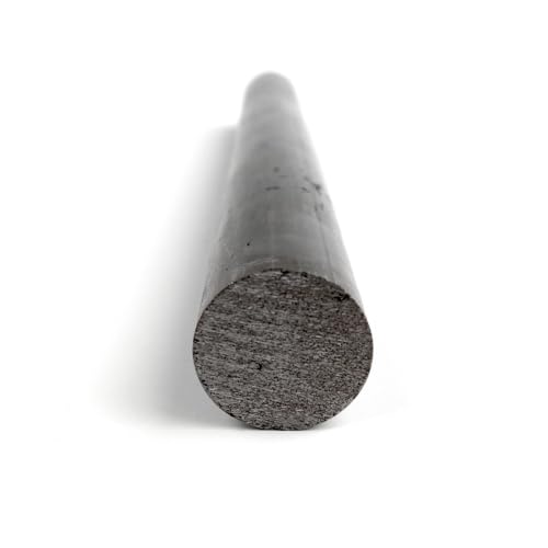 1144 Carbon Steel Round Bar, Unpolished (Mill) Finish, Cold Drawn, ASTM A311, 0.25" Diameter, 12" Length, OnlineMetals - size: 0.25" dia., style: 12" length