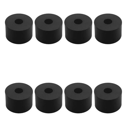 8 PCS Multi Purpose Rubber Spacer, 1-9/16" OD x 1/2" ID x 1" Thickness - size: 1-9/16" OD x 1/2" ID x 1" Thickness