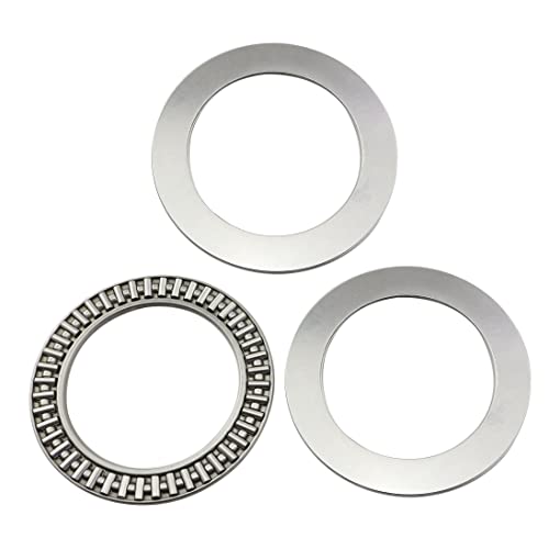 2 Sets AXK5578 Thrust Needle Roller Bearings with Washers 55mm Bore 78mm OD 5mm Width (2 x Bearings + 4 x Washers) - size: AXK5578