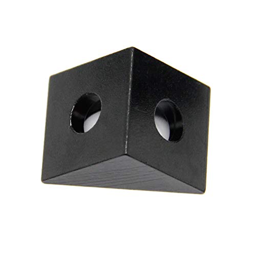 8PCS Black Angle Sharp Corner Bracket Connector for 6mm Slot Aluminum Extrusion Profile 2020 Series (Angle Corner-8PCS) - style: Angle corner 8 pieces