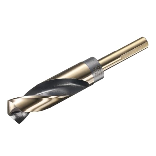 uxcell 31/32" Drill Bit 1/2" Reduced Shank 3-Flat M35 5% Cobalt HSS - size: 31/32" with 1/2" Shank
