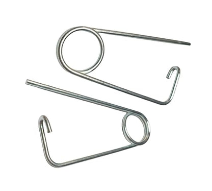 Steel Brooch Shape Cotter Safety Pin Spring Pin, Quick Lock Brooch Locking Fastener for Farm Lawn Garden Hook (0.25x3.03 in/6.3x77mm(2Pcs)) - size: 0.25 x 3.03 in (2 Pcs)
