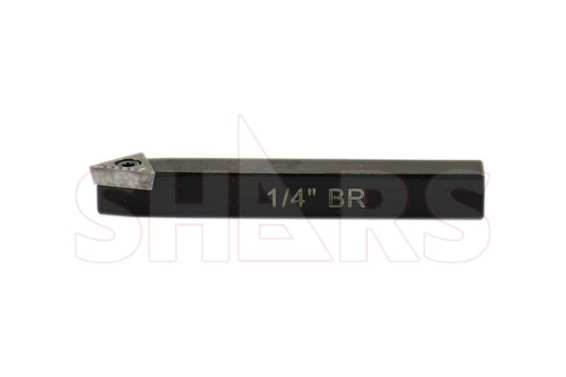 Shars (5 Pcs) 1/4" Indexable Carbide Turning Tool Set 404-1039 P] - size: 1/4" 404-1039