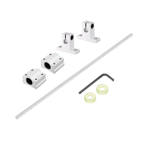 uxcell 8mmx200mm Linear Motion Rod Shaft Guide Hard Chrome Plated - size: 8mm x 200mm