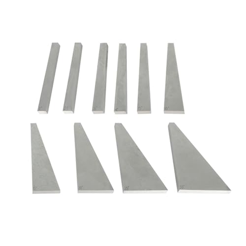 kimllier 10Pcs Angle Gauge Block Set, Accuracy Steel Gauge Block