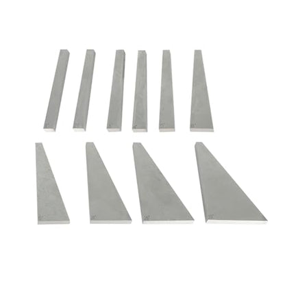 kimllier 10Pcs Angle Gauge Block Set, Accuracy Steel Gauge Block