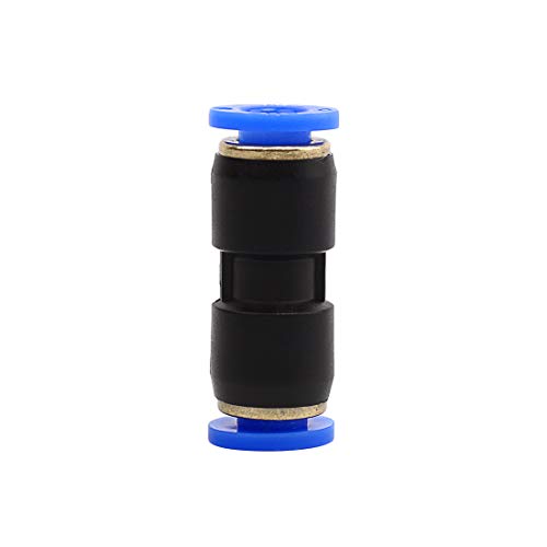 SNS 5/32" Tube OD Plastic Straight Union Pipe Tube Fitting Straight Pneumatic Connector(10 PCS) SPU-5/32 - size: SPU-5/32