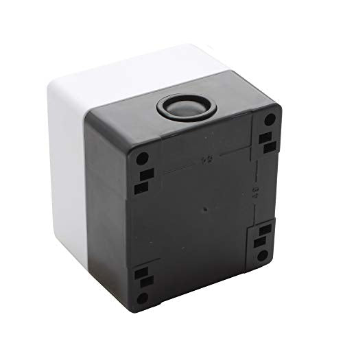Single Push Button Switch Control Enclosure Box 22mm Push Button Hole Dustproof Water Resistant - ABS Junction Box for Momentary Emergency Switch RV Accessories - 10 Pack - size: 10 Pack, style: Single Push Button Hole JL-BX1