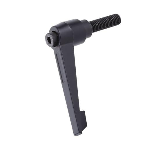 Ymiko Adjustable Fixing Handle M10 1.5 Thread Handle S Adjustable Handle Clamping Lever with Stud Ratcheting Feature Coating M10*25 (M10*30) - size: M10*30