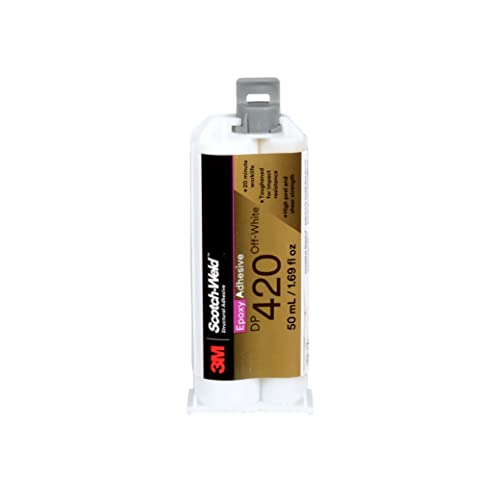 3M Scotch-Weld Epoxy Adhesive DP420, Off-White, 50 mL (1.69 fl oz) Duo-Pak
