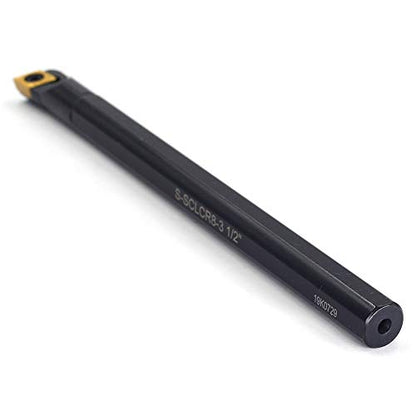 OSCARBIDE 1/2" x 7" Indexable Boring Bar SCLCR,Right-Hand - color: 1/2*7