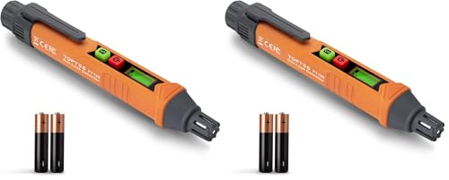 PT199 Natural Gas Leak Detector with Audible & Visual Alarm, Portable Gas Sniffer to Locate Combustible Sources Like Methane, Propane for Home(Includes Battery x2)-Orange (Pack of 2) - size: PT199 (Pack of 2)