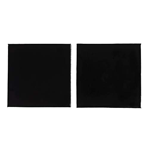 Sorbothane Vibration Isolation Square Pad, 4"x4", 2 Pack (30 Duro, 0.25" Thick) - size: 0.25" Thick