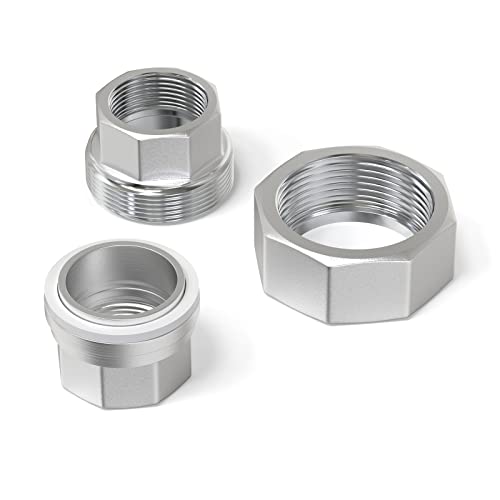 TAISHER 1PCS 304 Stainless Steel Union, 1/2" NPT Female Cast Pipe Fitting - size: 1/2" FNPT